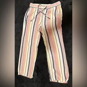 Striped Multicolor Casual Pants
